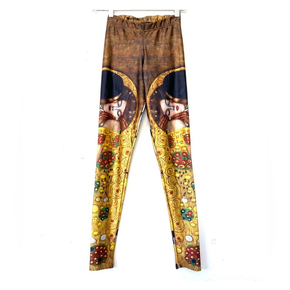 Black milk gustav klimt the kiss leggings size M RARE